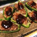 ゆにずし's cooksnap of when they made 簡単！ジューシー！ピーマン肉詰め！.