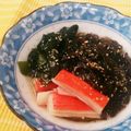 クック6DDPP8☆'s cooksnap of when they made ★超簡単酢の物アレンジ★かにカマもずく酢.