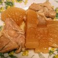 ピチョミ's cooksnap of when they made 大根と鶏肉の煮物.