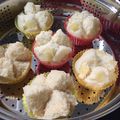 mihomekko's cooksnap of when they made ふわっと甘酒蒸しパン.