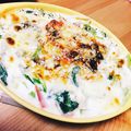 夏女旅娘's cooksnap of when they made チンゲンサイでクリームドリア♪.