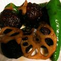 クックZ5BMQF☆'s cooksnap of when they made 蓮根入り肉団子と野菜の甘辛炒め.