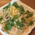 ドーシタトースター's cooksnap of when they made ツナと水菜のクリームパスタ.