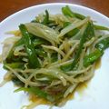 ひまわり✨'s cooksnap of when they made ピーマンともやしの炒め物.