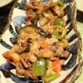 Tournesol＊'s cooksnap of when they made 茄子トマト牛こまのオイスターソース炒め.