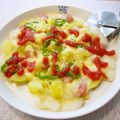 runa10's cooksnap of when they made ☆食べ過ぎ注意♪餅ピザ☆パパ作.