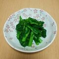 ピーナッツ子♪'s cooksnap of when they made 菜の花のおひたし.