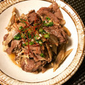 arisukepon's cooksnap of when they made 時短★牛肉とごぼうの卵とじ♪.