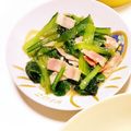 なたりo0's cooksnap of when they made 小松菜とベーコンのおひたし.