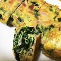 みんつ07's cooksnap of when they made ベーコンとほうれん草のチーズ卵焼き.