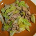 yukari0902's cooksnap of when they made 簡単☆豚肉とキャベツエリンギのポン酢炒め.