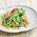 momosukekan's cooksnap of when they made 水菜とベーコンのオイマヨ炒め.