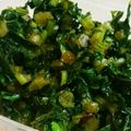 ぎゃぷらん's cooksnap of when they made ごはんのお供に！大根の葉の炒め物　.