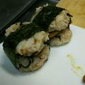 M130018's cooksnap of when they made 華麗に勝ちを重ねよろこんぶおにぎりサンド.