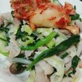 ＊＊naomi＊＊'s cooksnap of when they made 春キャベツともやしの豚キムチ炒め.