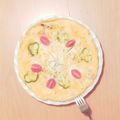 Naffy♡'s cooksnap of when they made ピザ風オープンオムレツ.