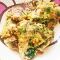 ひい◡̈♥︎'s cooksnap of when they made 全粒粉のニラチヂミ。.