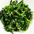 たぬぴぃ★'s cooksnap of when they made 手間なし楽ちん ほうれん草のごま和え.