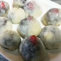 さとっちにゃん's cooksnap of when they made 簡単☆切り餅で「いちご大福」.