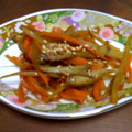 furuta's cooksnap of when they made ★きんぴら★（大根の皮で）.