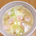プクちゃんポン's cooksnap of when they made 簡単！エビとキャベツのあんかけ豆腐♪.