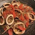 yuzumamaai's cooksnap of when they made いかとえのきだけの炒め物.