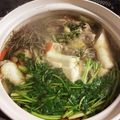 skskiss's cooksnap of when they made 仙台せり鍋.