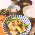 野良猫みゃあ's cooksnap of when they made ぶなじめじと凍り豆腐の旬野菜の卵とじ.