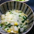4double5's cooksnap of when they made 胃に優しい もち粥.