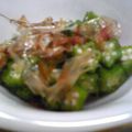 あ す か ＊'s cooksnap of when they made 簡単☆さっぱりオクラ梅おかか和え.