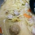 ぱんちゃん0526's cooksnap of when they made とんこつ醤油鍋の残り☆ラーメン☆締めにも.