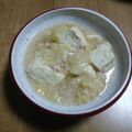クックZIZLH8☆'s cooksnap of when they made 豆腐と白菜のたらこ煮.