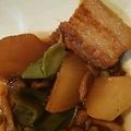 おしゃ☆'s cooksnap of when they made 豚バラ肉と大根の煮物.