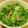 myuta0604's cooksnap of when they made 大好評♡水菜のうまうまガーリックサラダ.