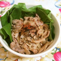 mmameco's cooksnap of when they made 玉ねぎとえのきの豚ドン.