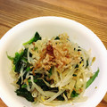 二角形's cooksnap of when they made 簡単！法蓮草ともやしのさっぱり和え.