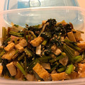 クックUQUGKS☆'s cooksnap of when they made 【常備菜】かぶの葉と油揚げの炒め物.