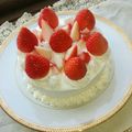 楽ちん楽ちん's cooksnap of when they made *いちごのホールケーキ*.