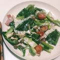 kapiparu's cooksnap of when they made 小松菜とアボカドのシーザーサラダ.