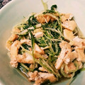 めぐめぐりんご's cooksnap of when they made 簡単⁈水菜と油揚げの炒め煮♪.
