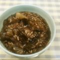 てつにゃあ's cooksnap of when they made 茄子と鶏ミンチのそぼろあん.