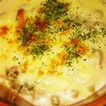 クックM1GIZX☆'s cooksnap of when they made 肉味噌とじゃがいものグラタン.