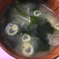 amileamila's cooksnap of when they made わかめとねぎの味噌汁.