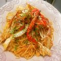 クックE5GLB1☆'s cooksnap of when they made カニのトマトソースパスタ（アラビアータ）.
