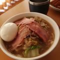 ちかぐれーと's cooksnap of when they made 鶏ガラスープの醤油ラーメン♡半熟卵乗せ♪.