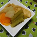 もちっこ橙色's cooksnap of when they made ふきと筍と薄揚げの煮染め♪.