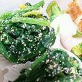 sakuume1's cooksnap of when they made お弁当に☆明太子ほうれん草ソテー.