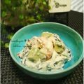 かおりかざり's cooksnap of when they made クリームチーズで♪海老とアボカドの白和え.