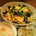 ☆na0na0☆'s cooksnap of when they made 節約レシピ【厚揚げとほうれん草の卵とじ】.