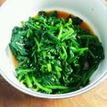 ささの音's cooksnap of when they made 簡単＊美味しいほうれん草のお浸し.